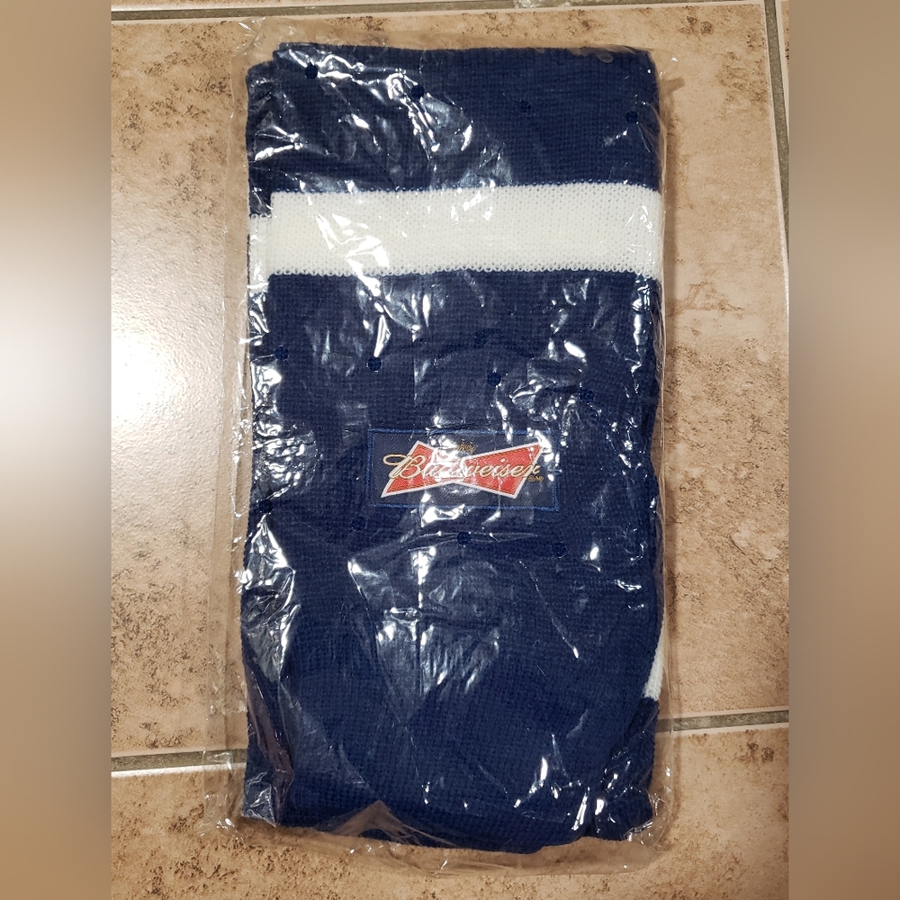 Scarf /Hand Warmer/hockey Sock Hockey Scarf. Brand New. TO Maple Leafs Colours